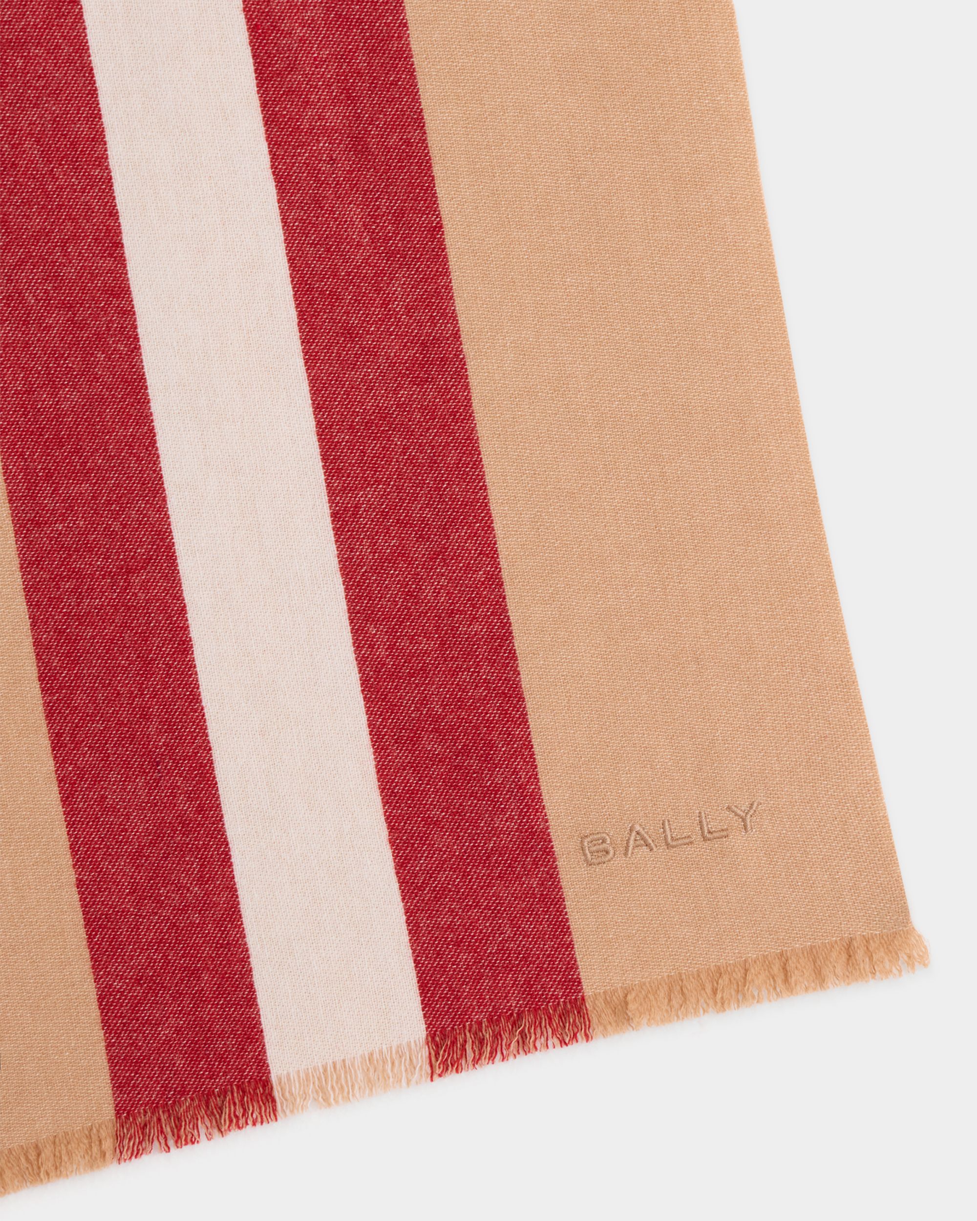 Bally Global - Scarf in Camel Wool - Beige