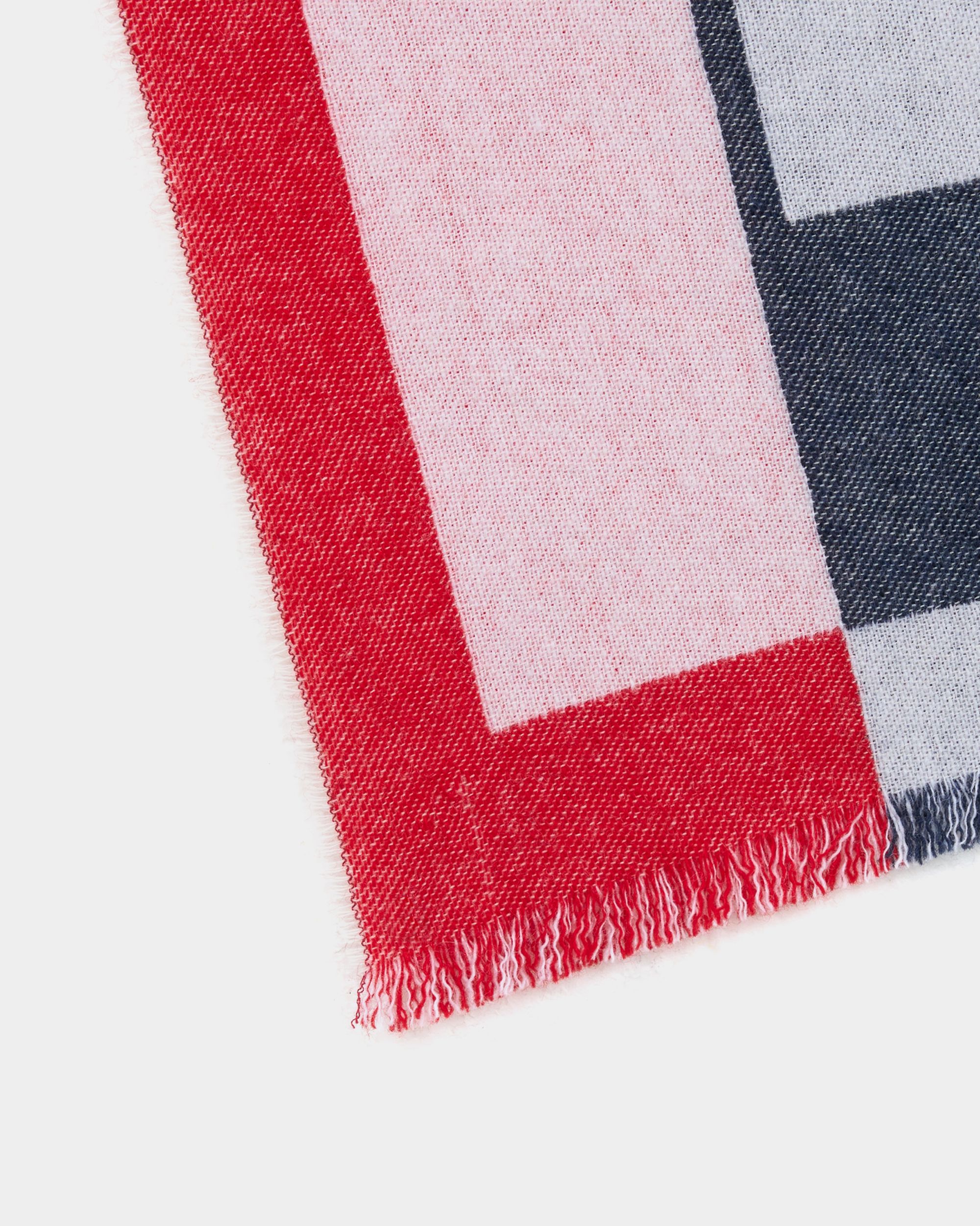 Bally Global - Schal aus Wolle in Rot mit geometrischem Bally-Logo - Red