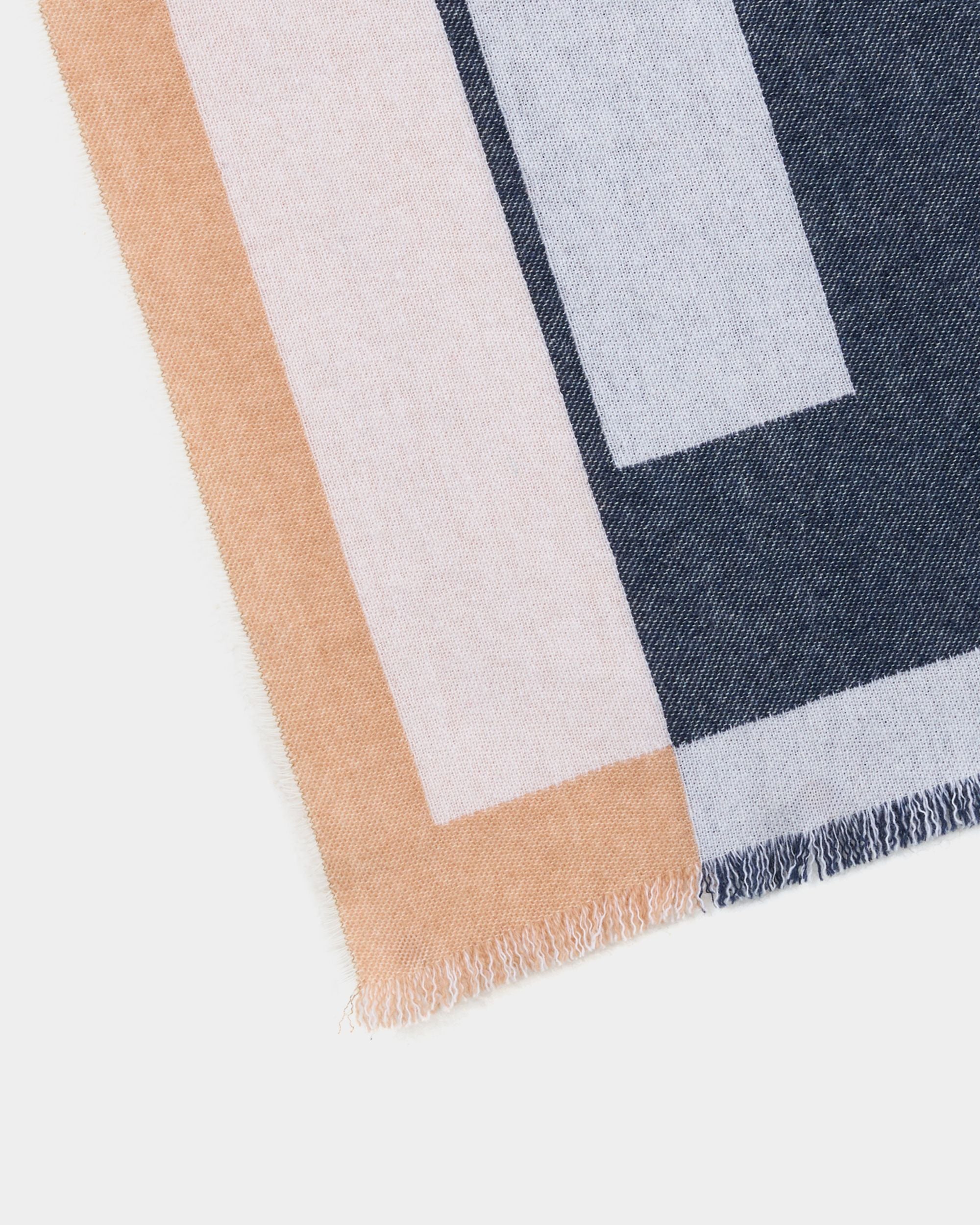 Bally Global - Schal aus Wolle in Camel mit geometrischem Bally-Logo - Camel