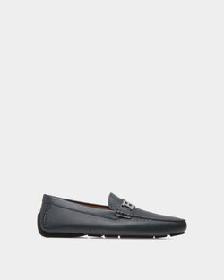Driver in Blue Grained Leather