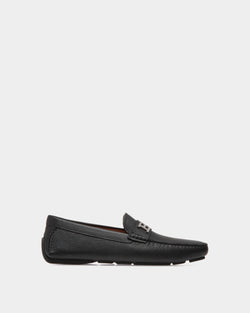 Driver in Black Grained Leather