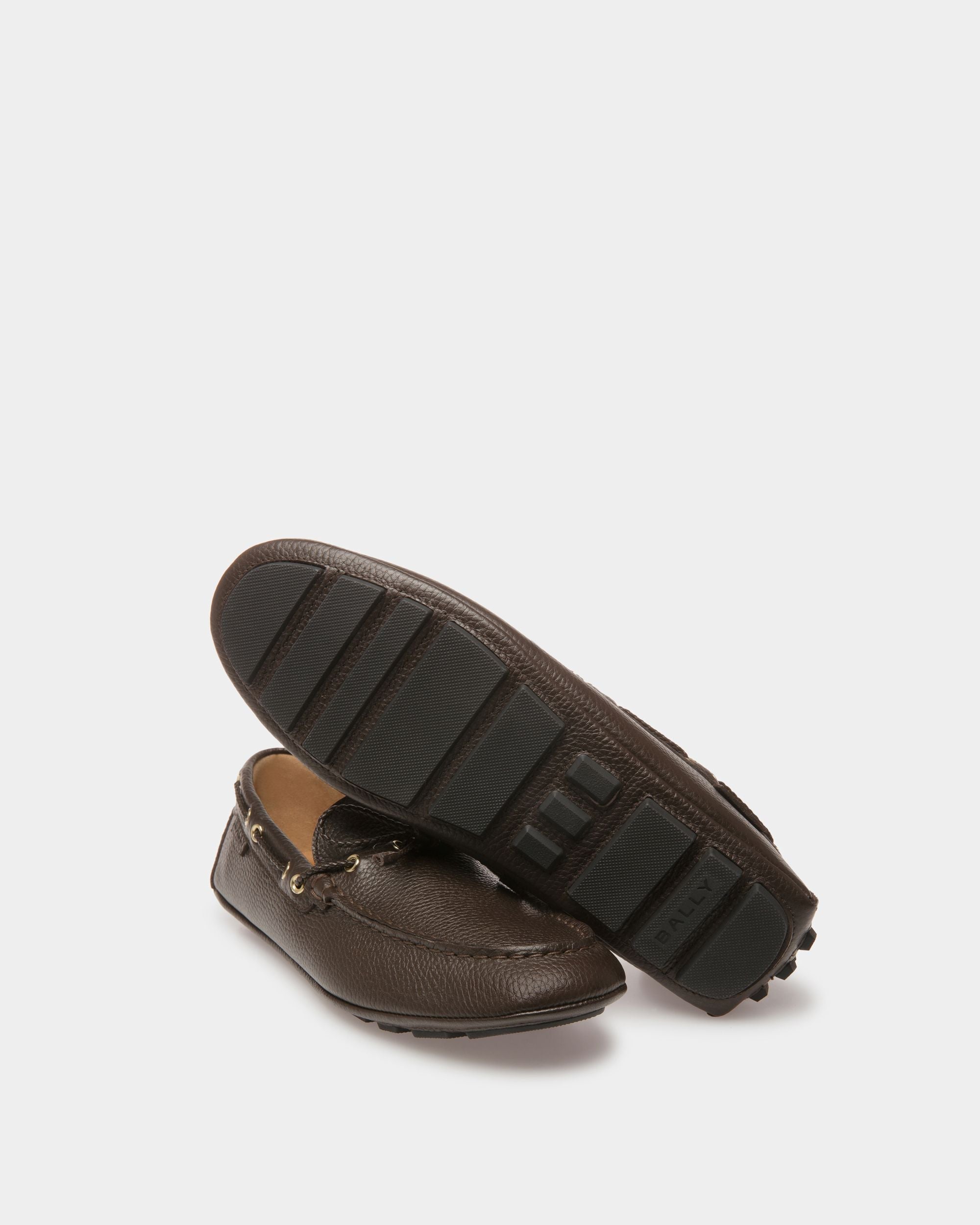 Bally Global - Kerbs Drivers In Brown Leather - Brown