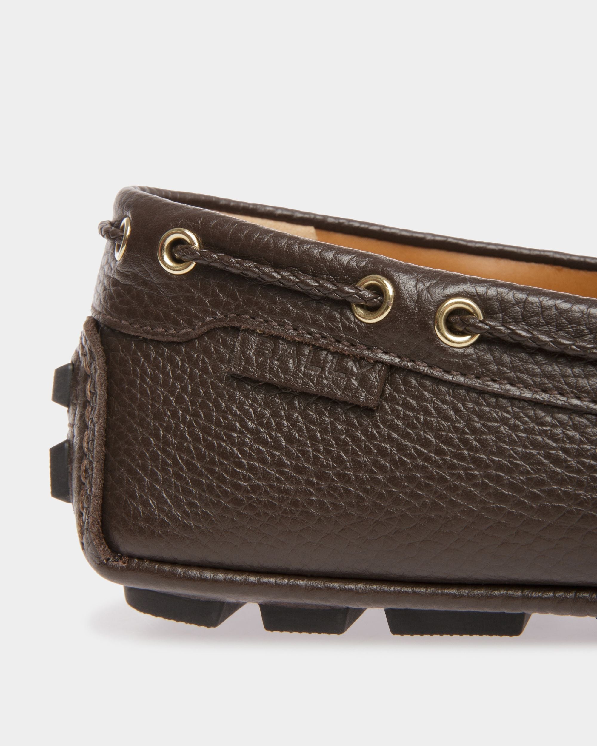 Bally Global - Kerbs Drivers In Brown Leather - Brown