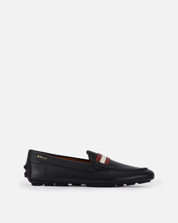 Chaussure Driver Kerbs En Cuir Grainé Noir