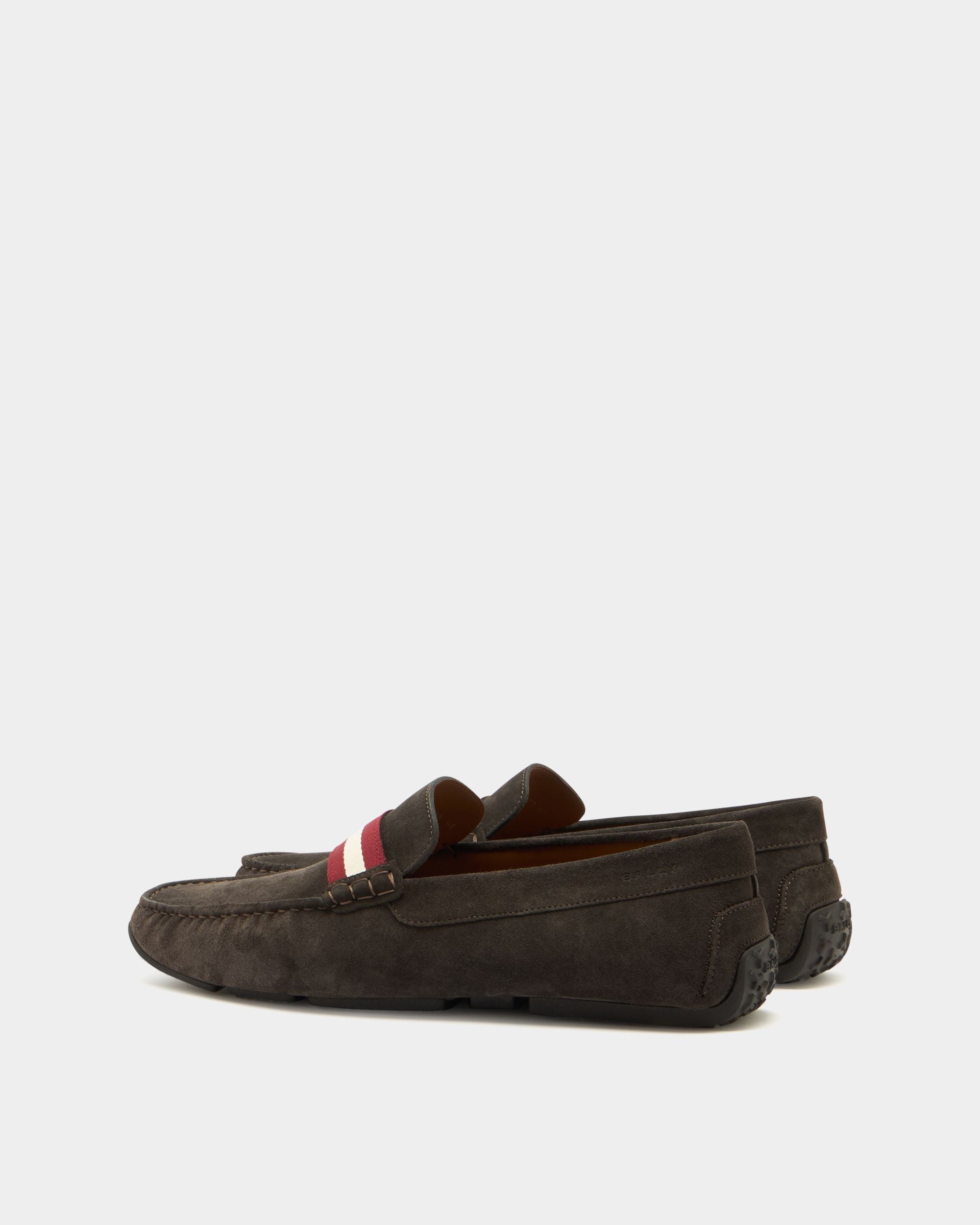 Bally Global - Pilot Driver in Brown Suede - Brown
