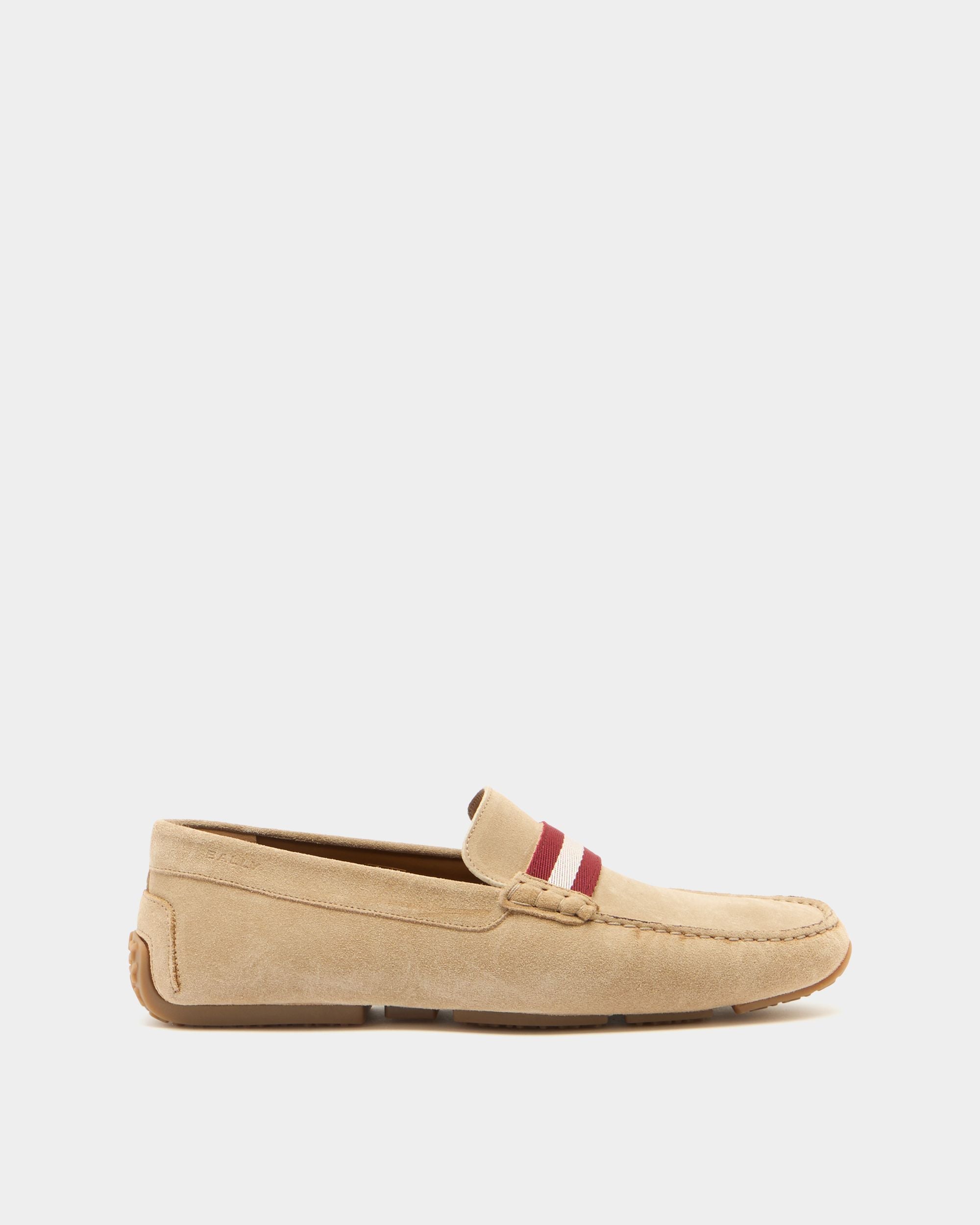 Bally Global - Pilot Driver in Beige Suede - Beige