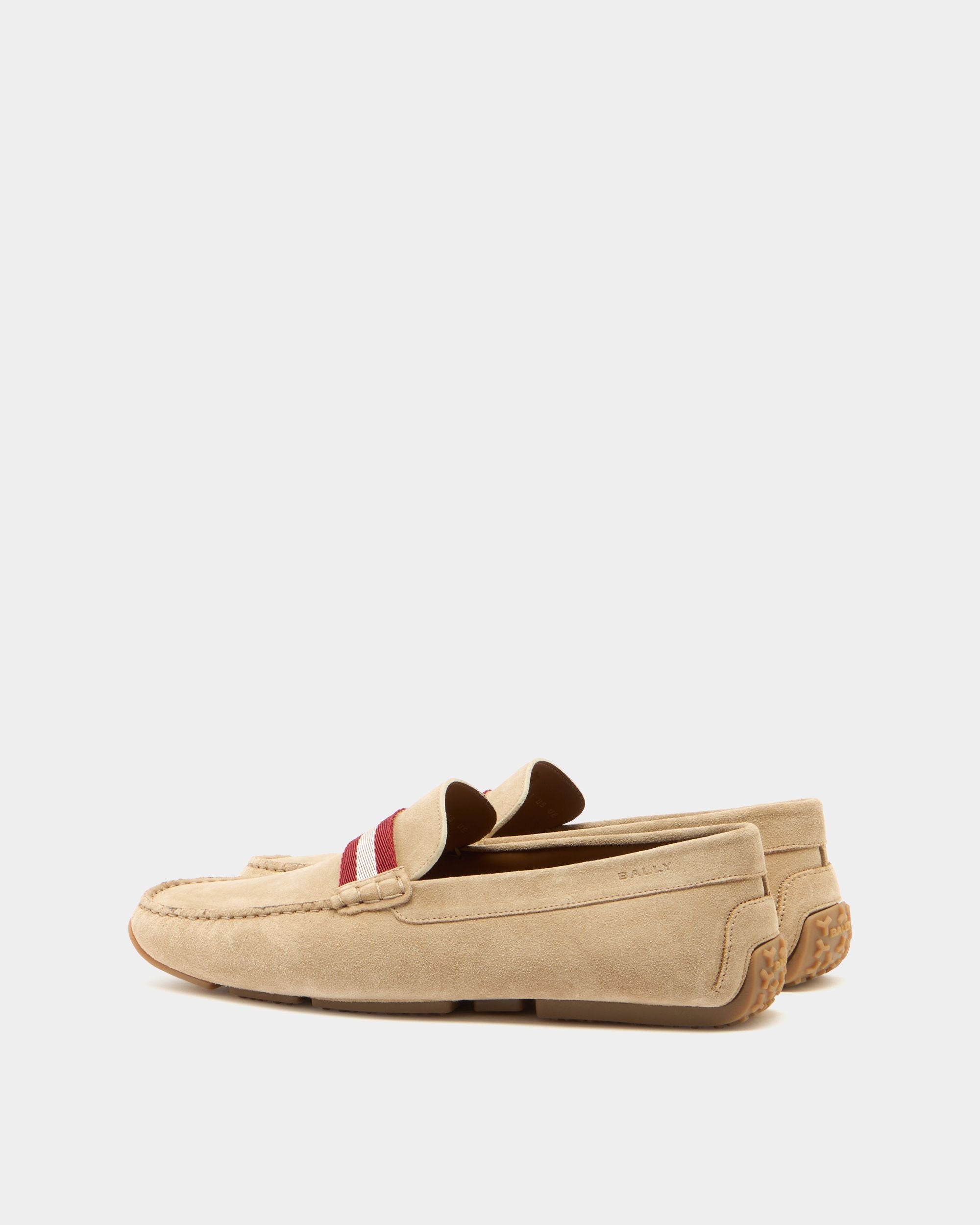 Bally Global - Pilot Driver in Beige Suede - Beige