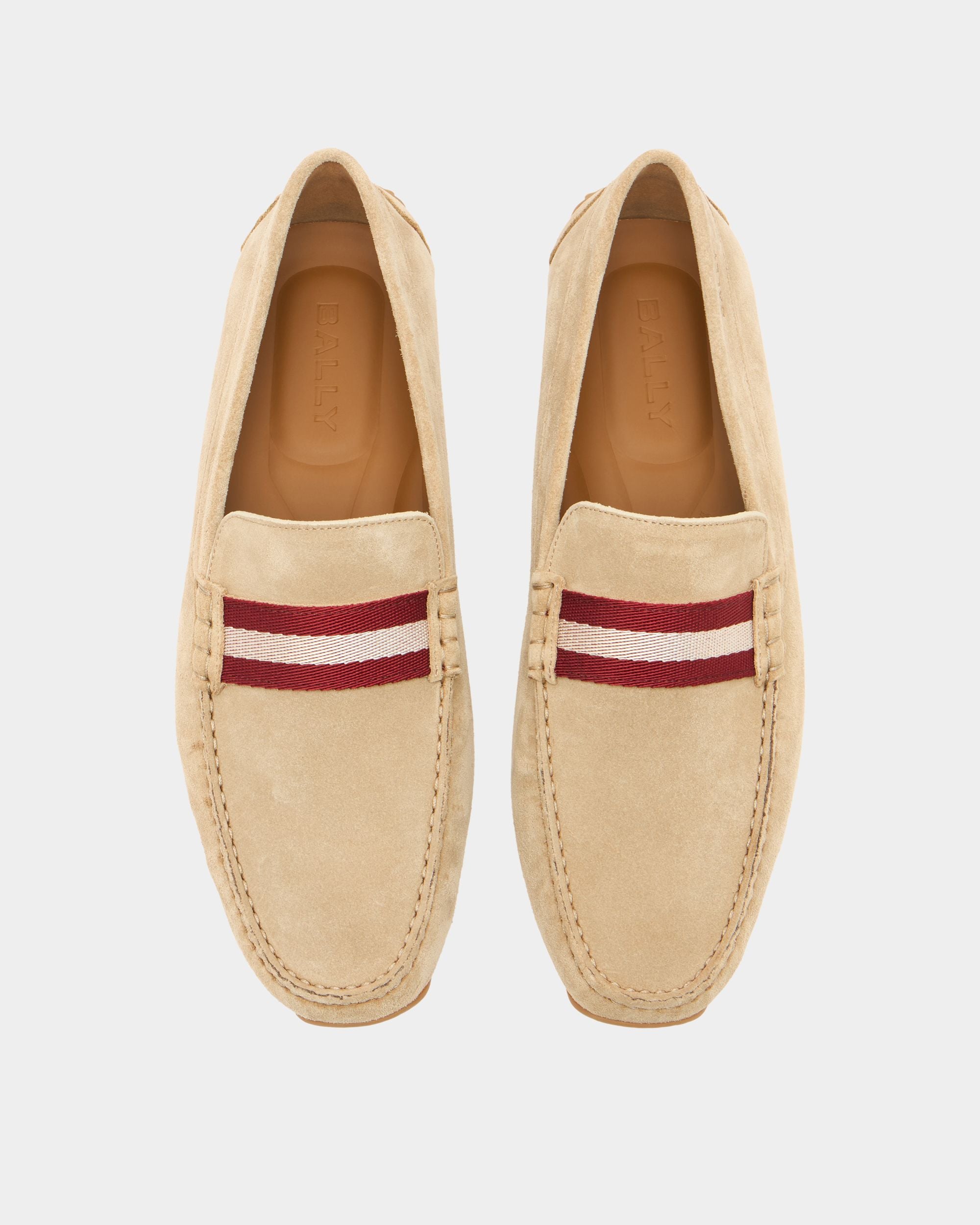 Bally Global - Pilot Driver in Beige Suede - Beige