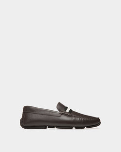 Pilot Driver in Ebano Grained Leather
