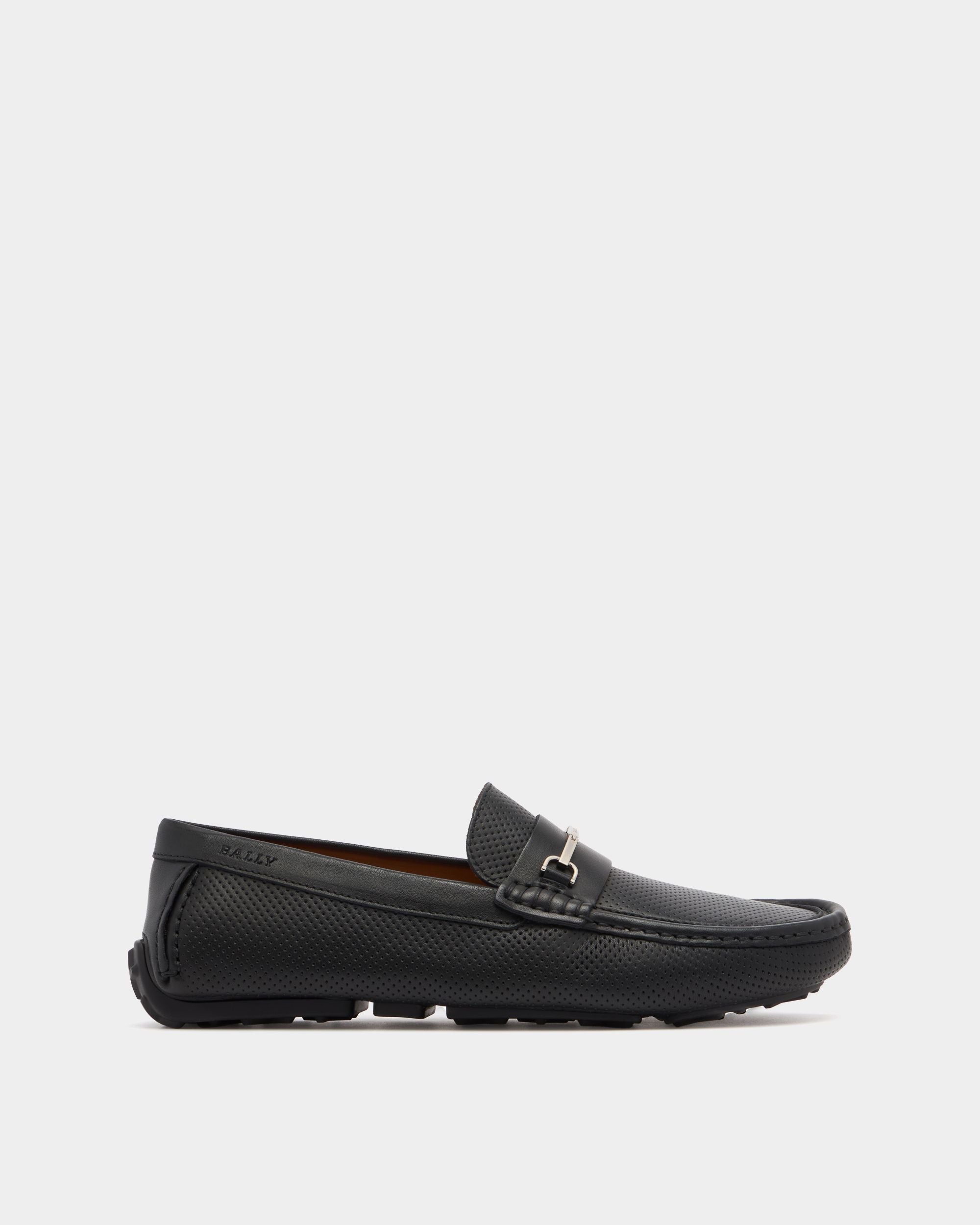 Bally Global - Driver Shoe In Black Leather - Black