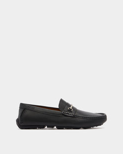 Driver Shoe In Black Leather