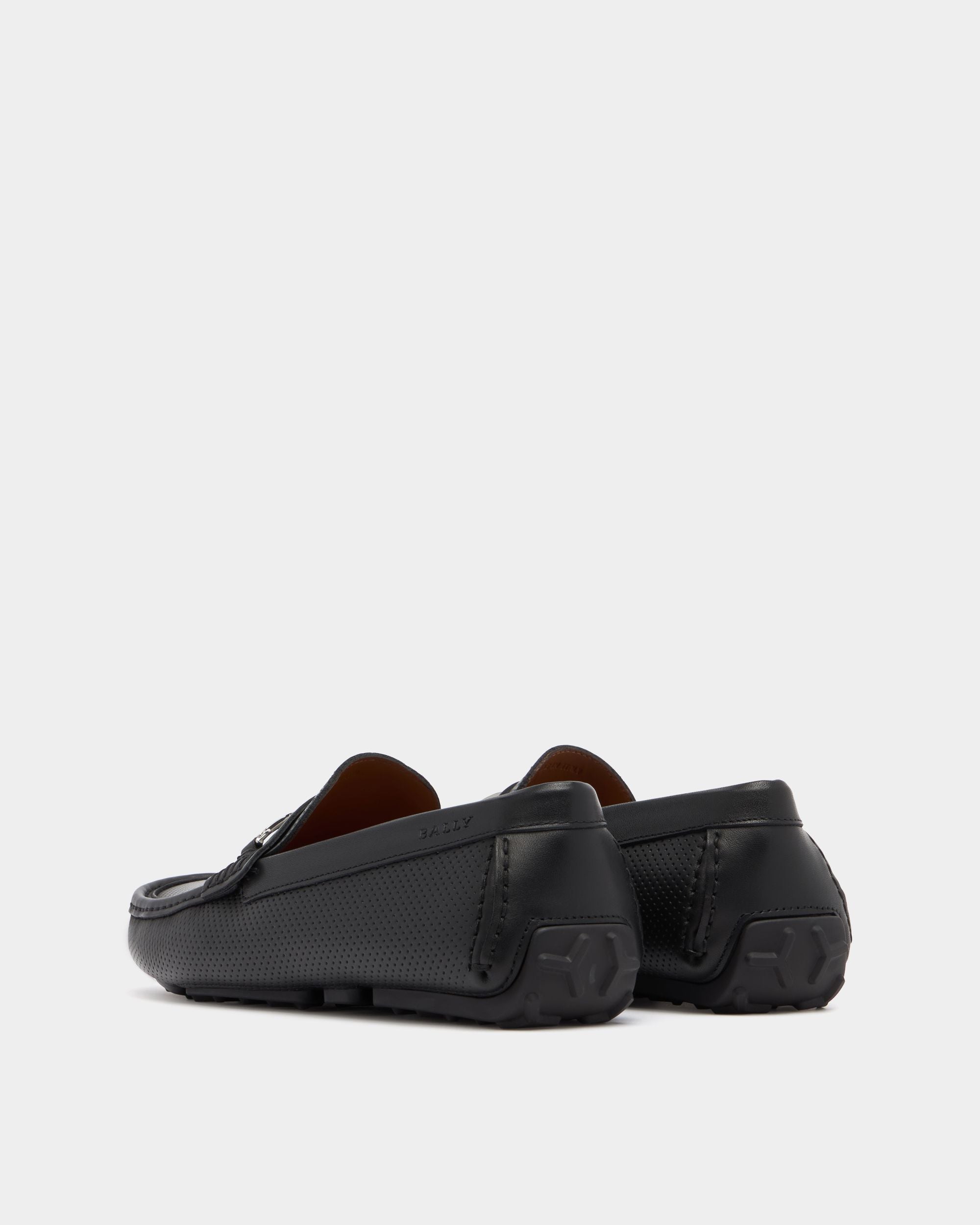 Bally Global - Driver Shoe In Black Leather - Black