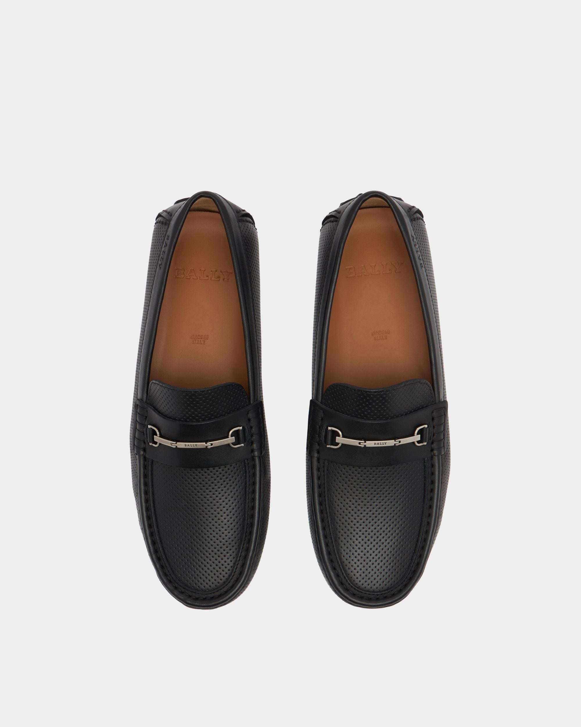 Bally Global - Driver Shoe In Black Leather - Black