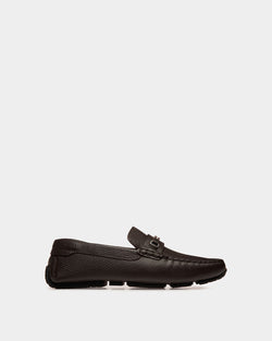 Pilot Driver In Ebano Grained Leather