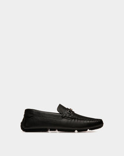 Pilot Driver In Black Grained Leather