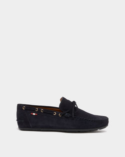 Clay Driver in Navy Blue Suede