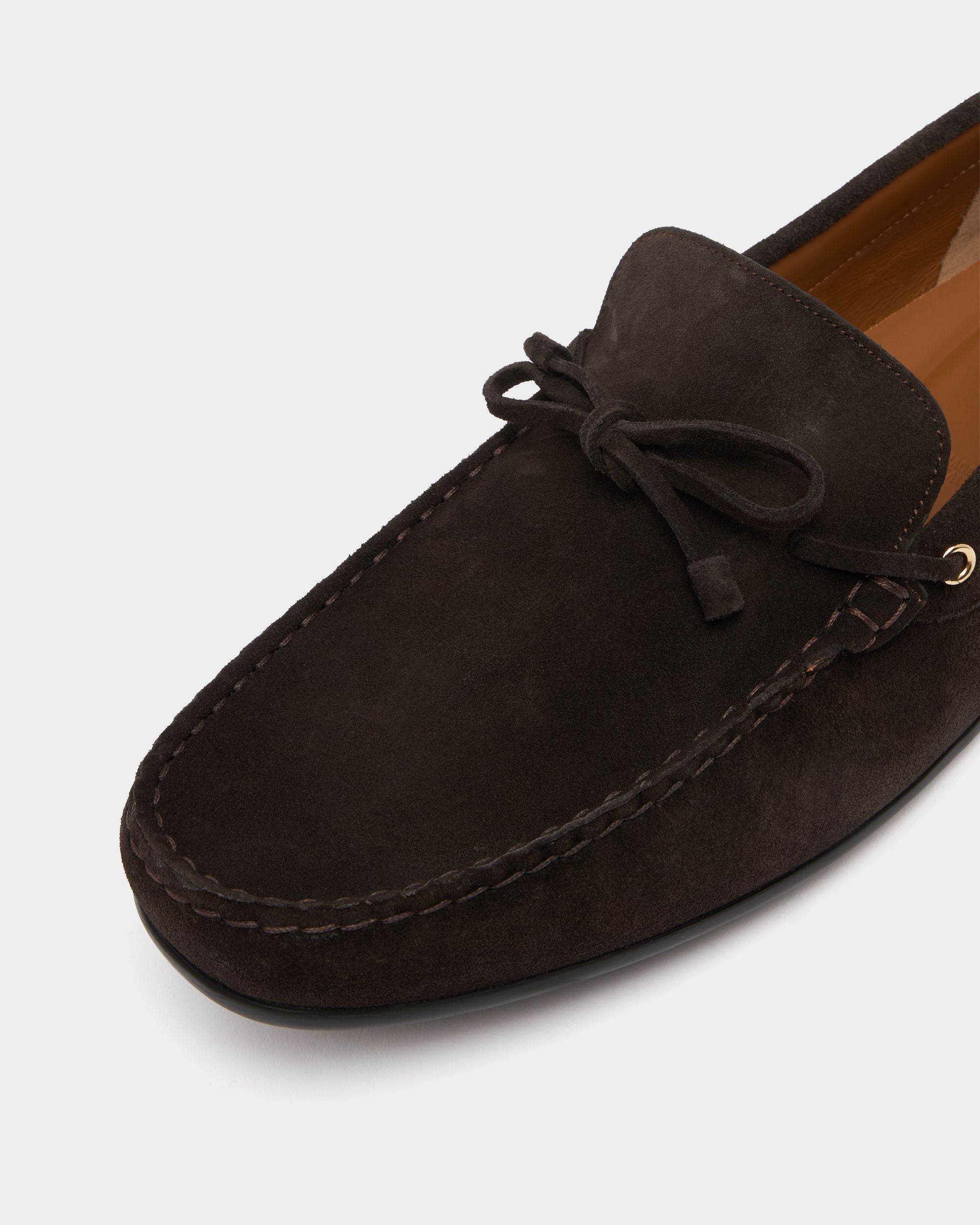 Bally Global - Driver-Schuhe Clay aus Veloursleder in Braun - Brown
