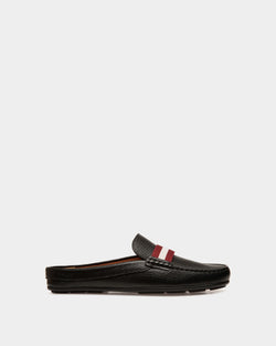 Clay Driver in Black Grained Leather