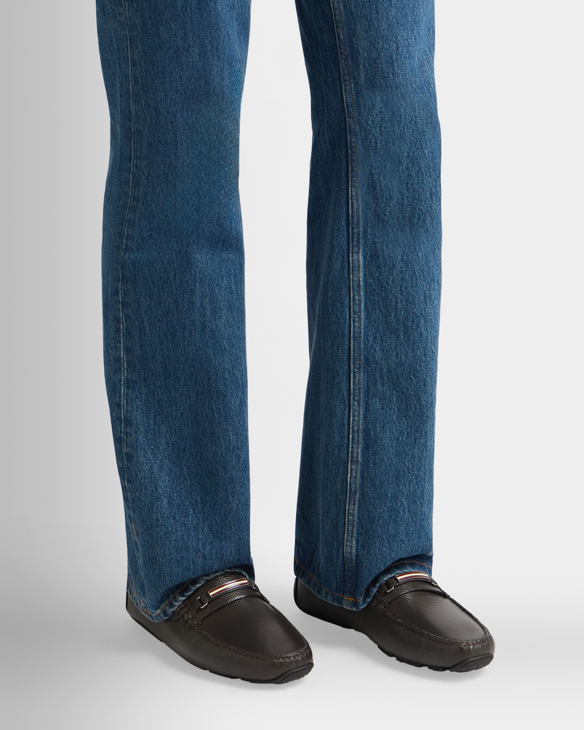 Bally Global - Driver In Brown Leather - Brown