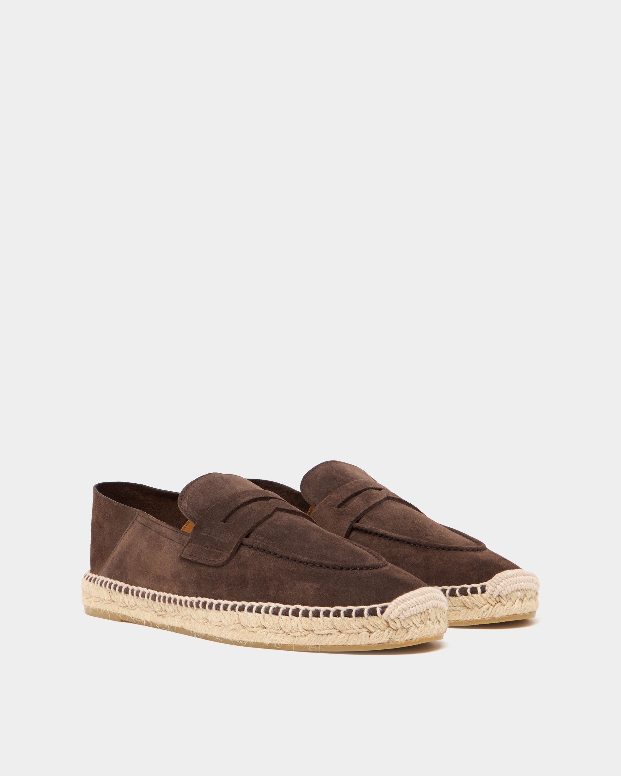 Bally Global - Alpargata Solmar de ante Ebano - Marrón