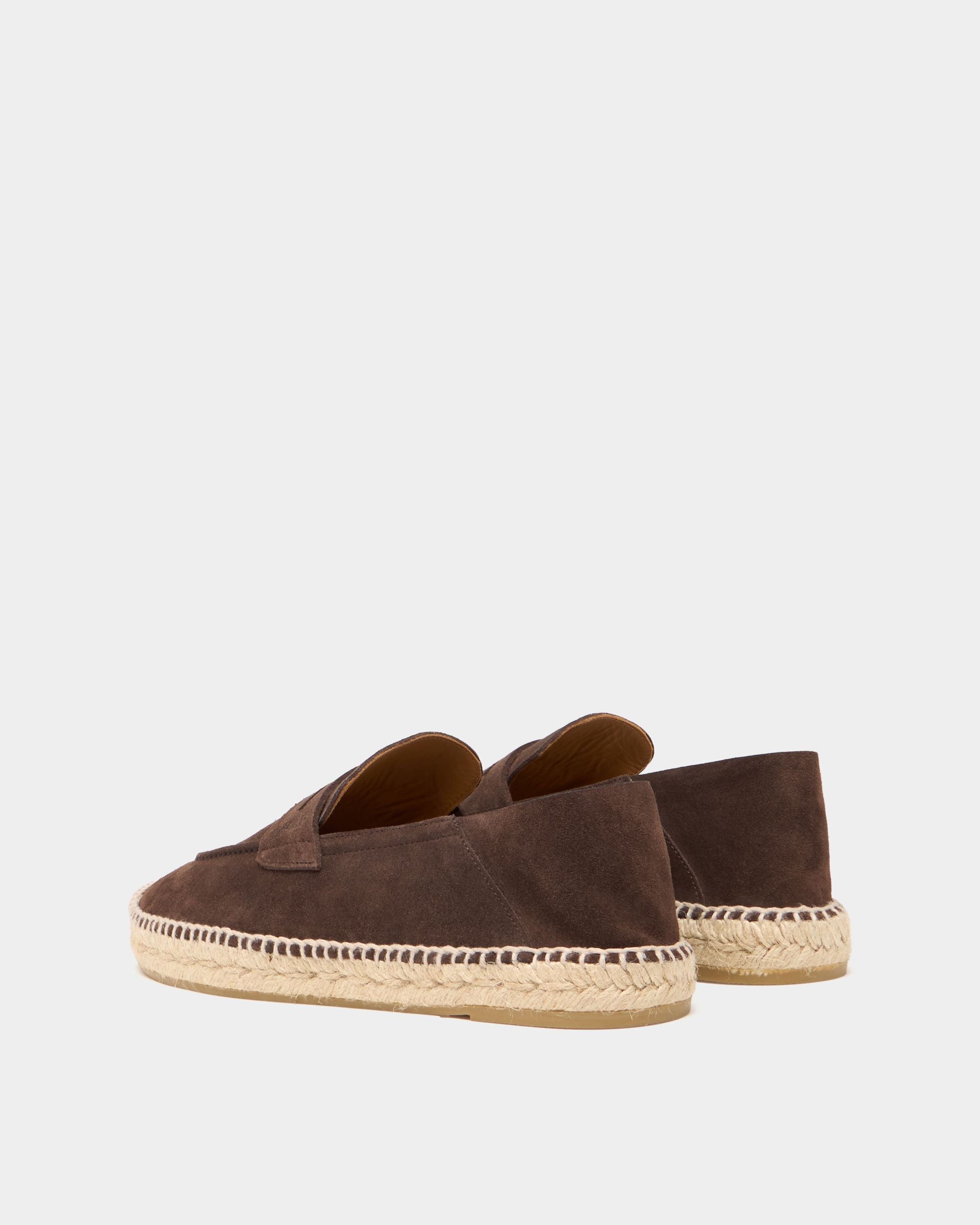 Bally Global - Alpargata Solmar de ante Ebano - Marrón