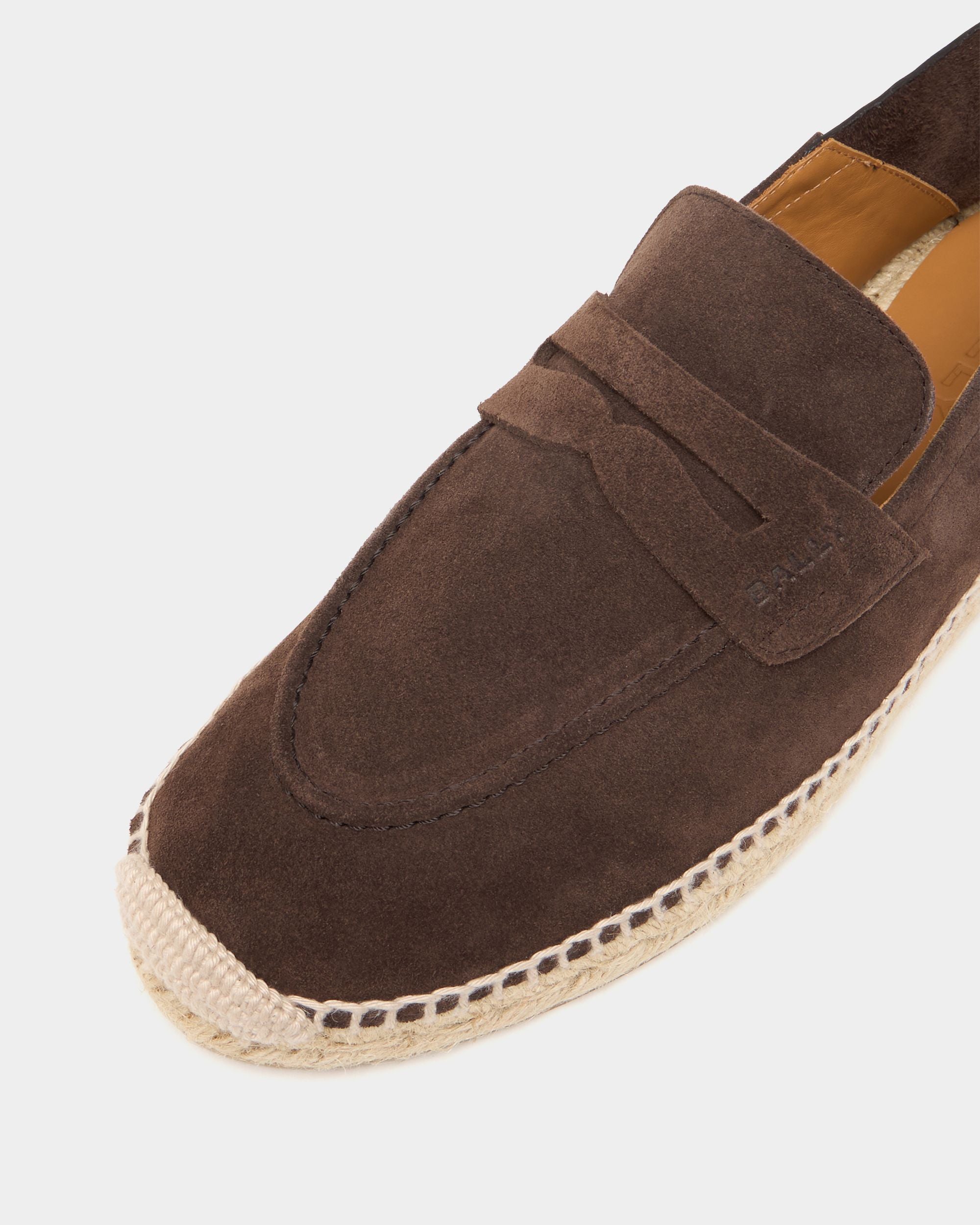 Bally Global - Alpargata Solmar de ante Ebano - Marrón