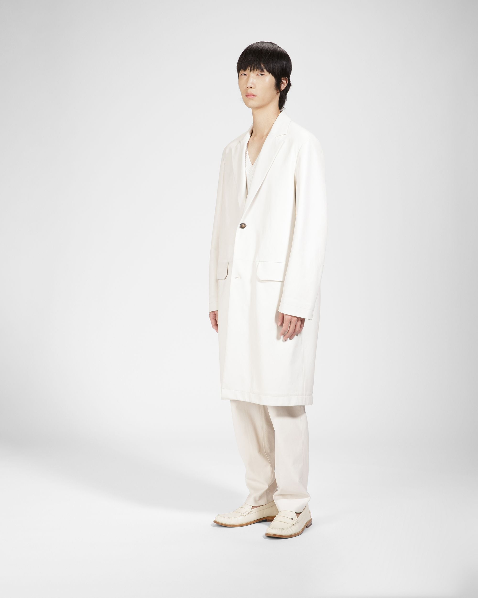 Bally Global - Ron Mocassins En Cuir Ivoire - Blanc