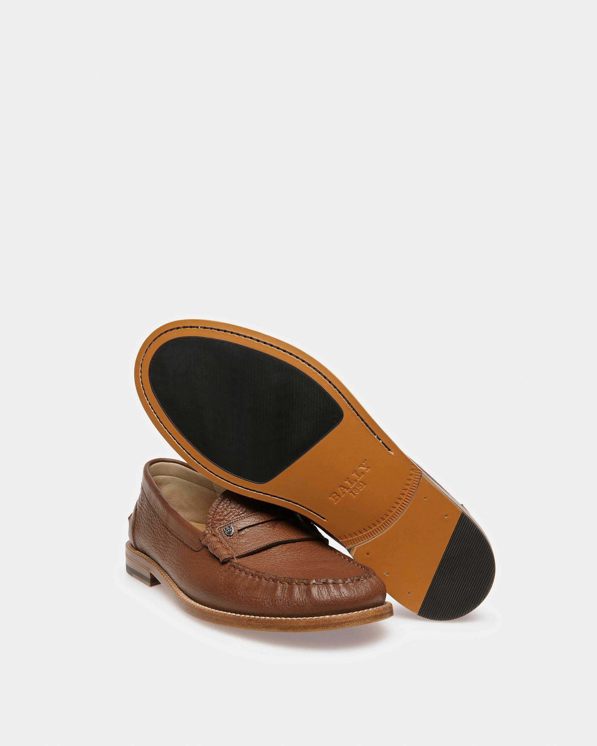 Bally Global - Ron Leather Moccasins In Brown - Marrón