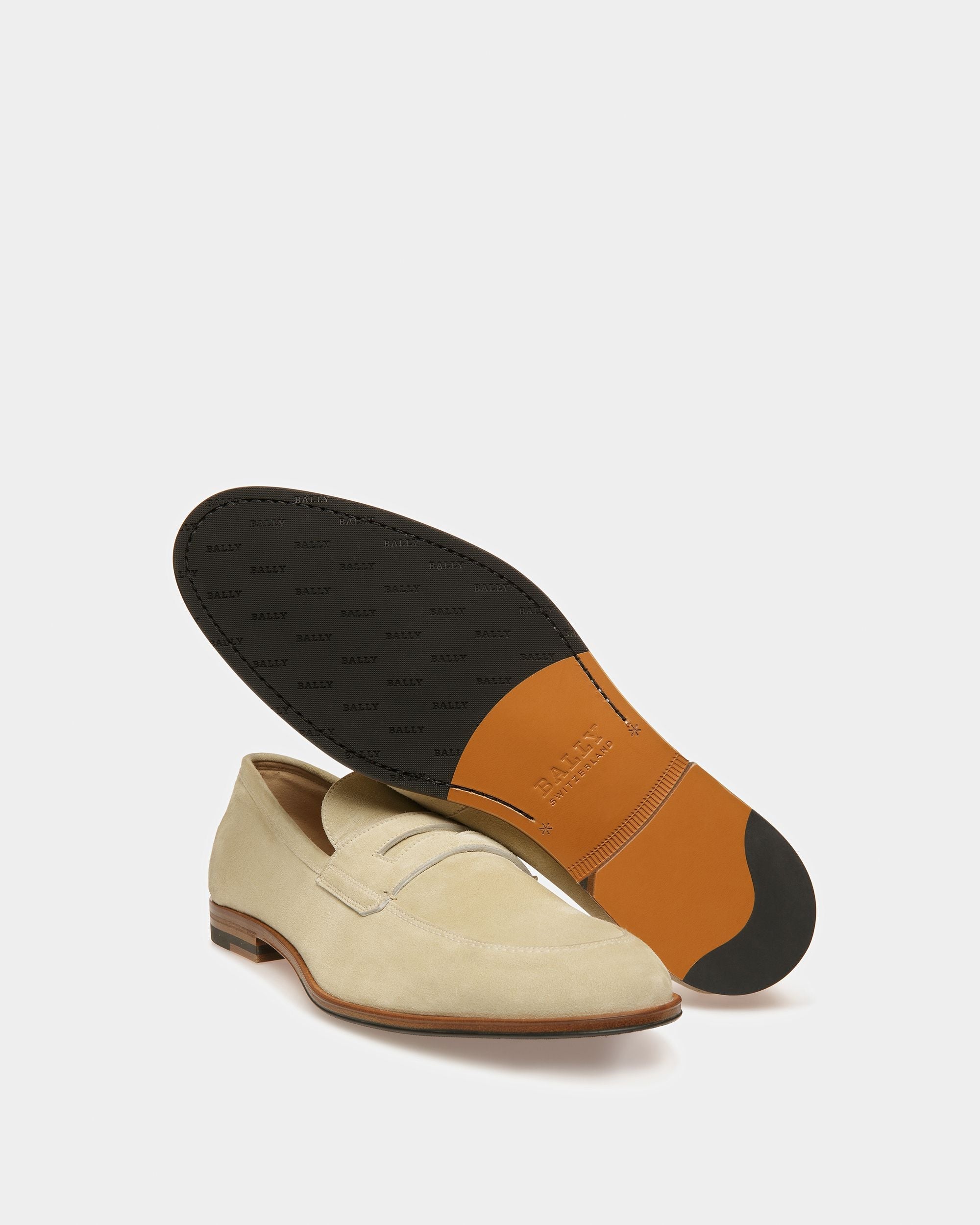 Bally Global - Webb Mocasines De Piel Color Fósil - Beige