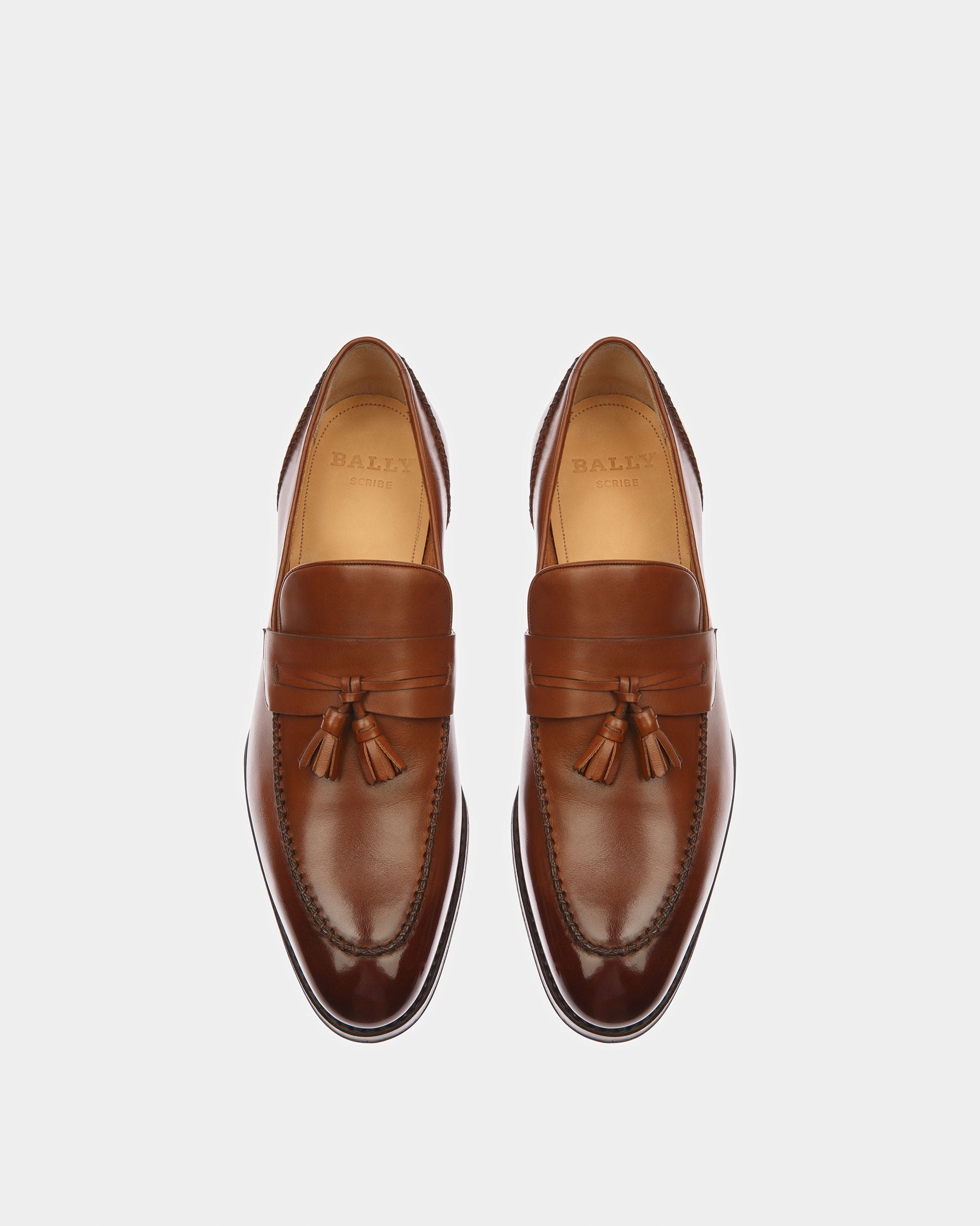 Bally Global - Skenny Mocasines De Piel En Marrón - Marrón