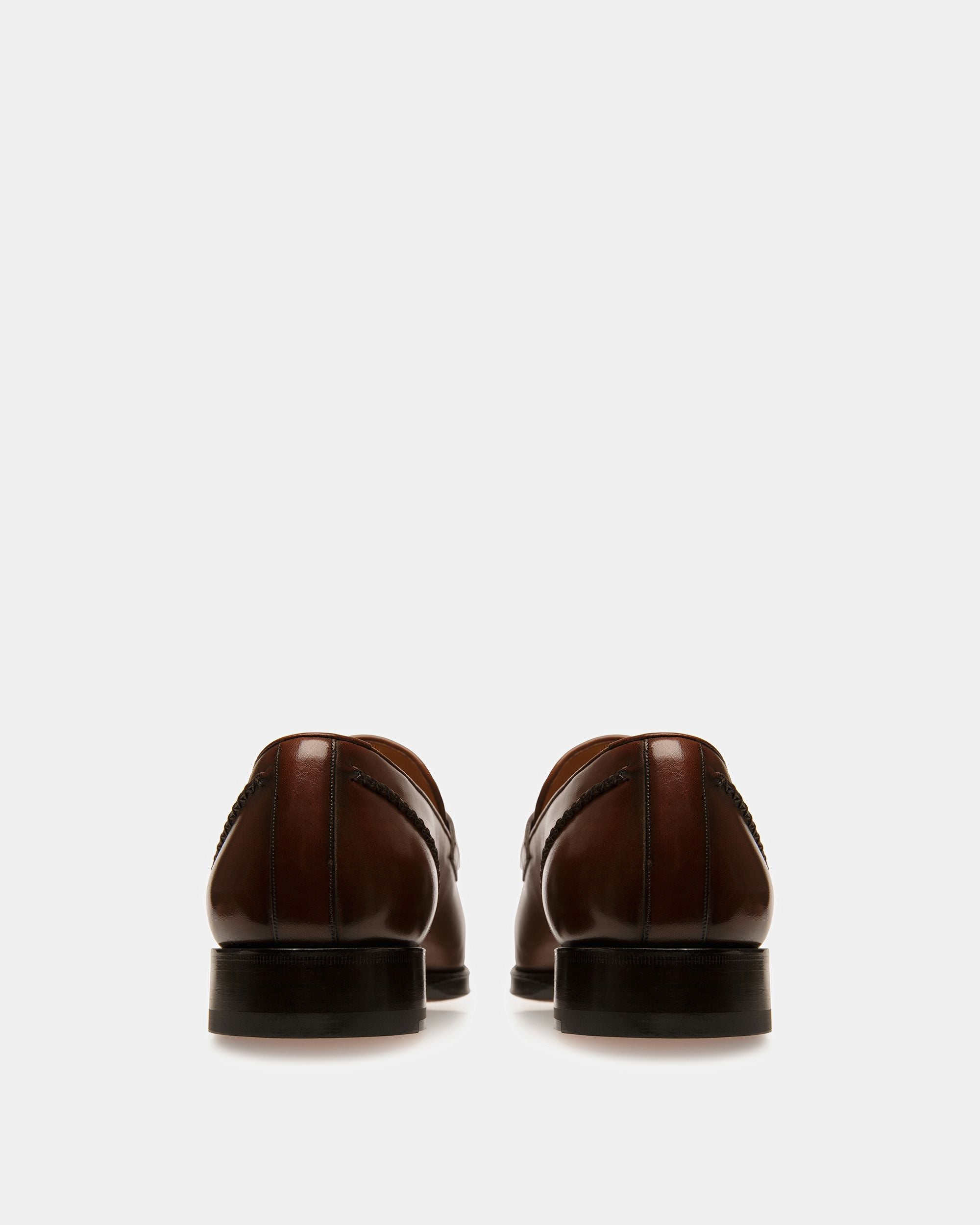 Bally Global - Skenny Mocasines De Piel En Marrón - Marrón