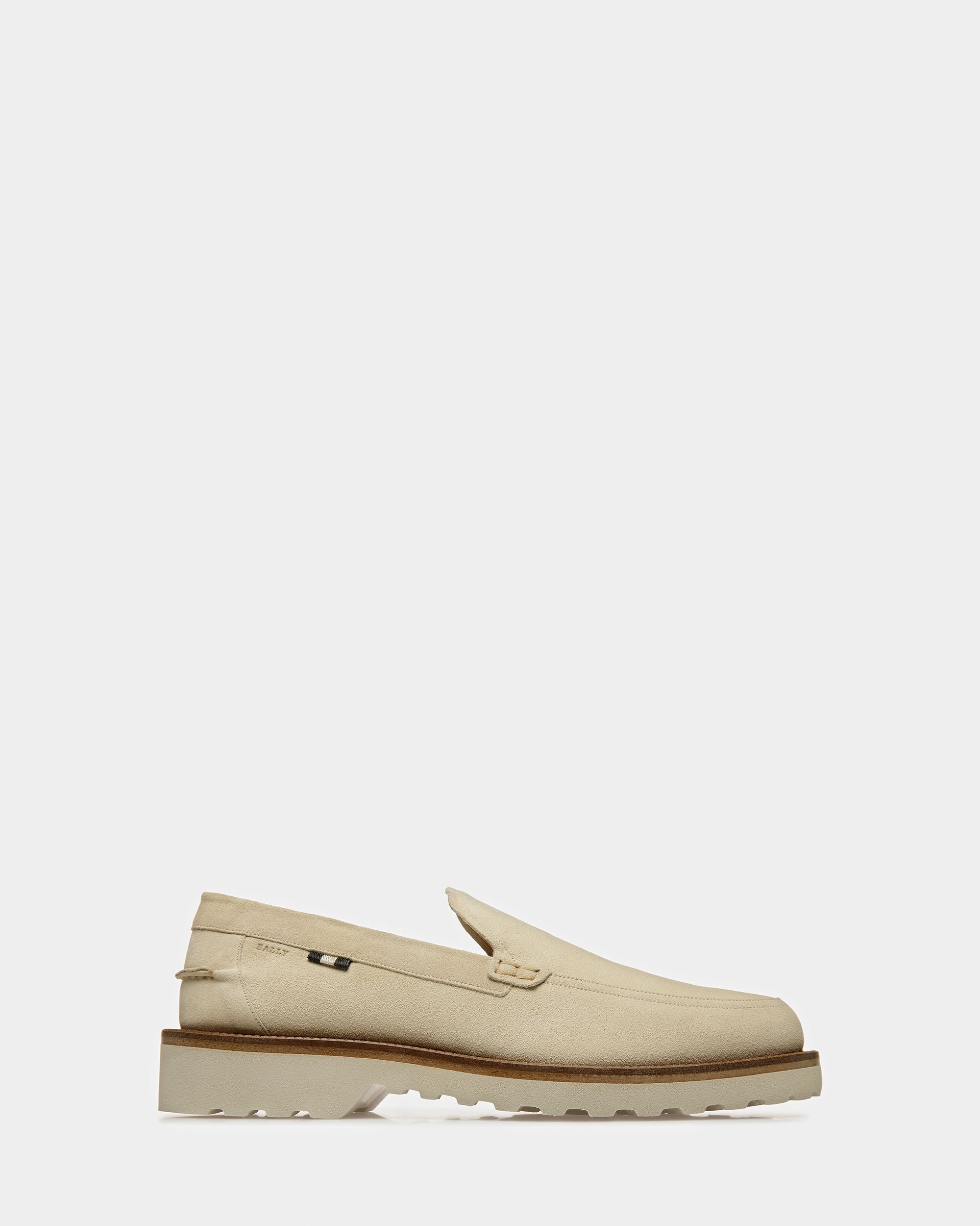 Bally Global - Novald Leather Loafers In Fossil - Beige