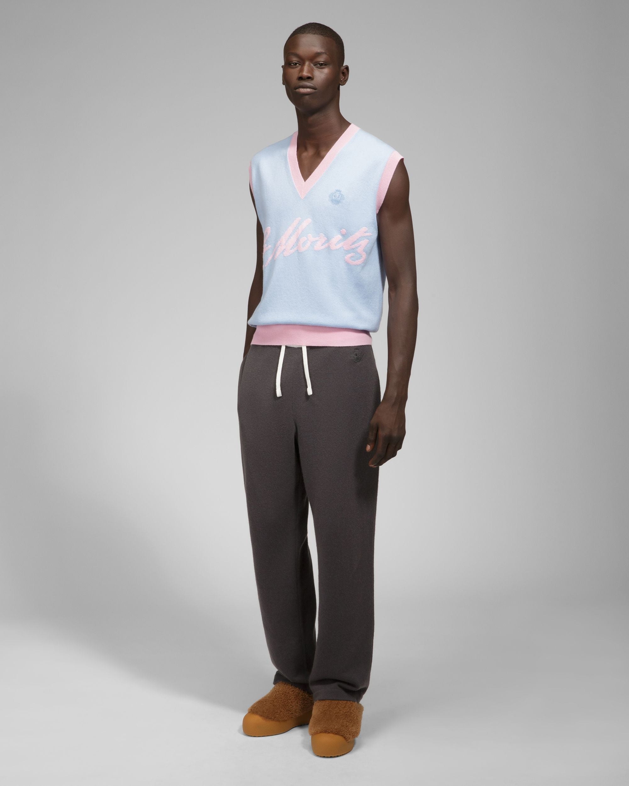 Bally Global - Crans Pantuflas De Piel En Cámel - Marrón