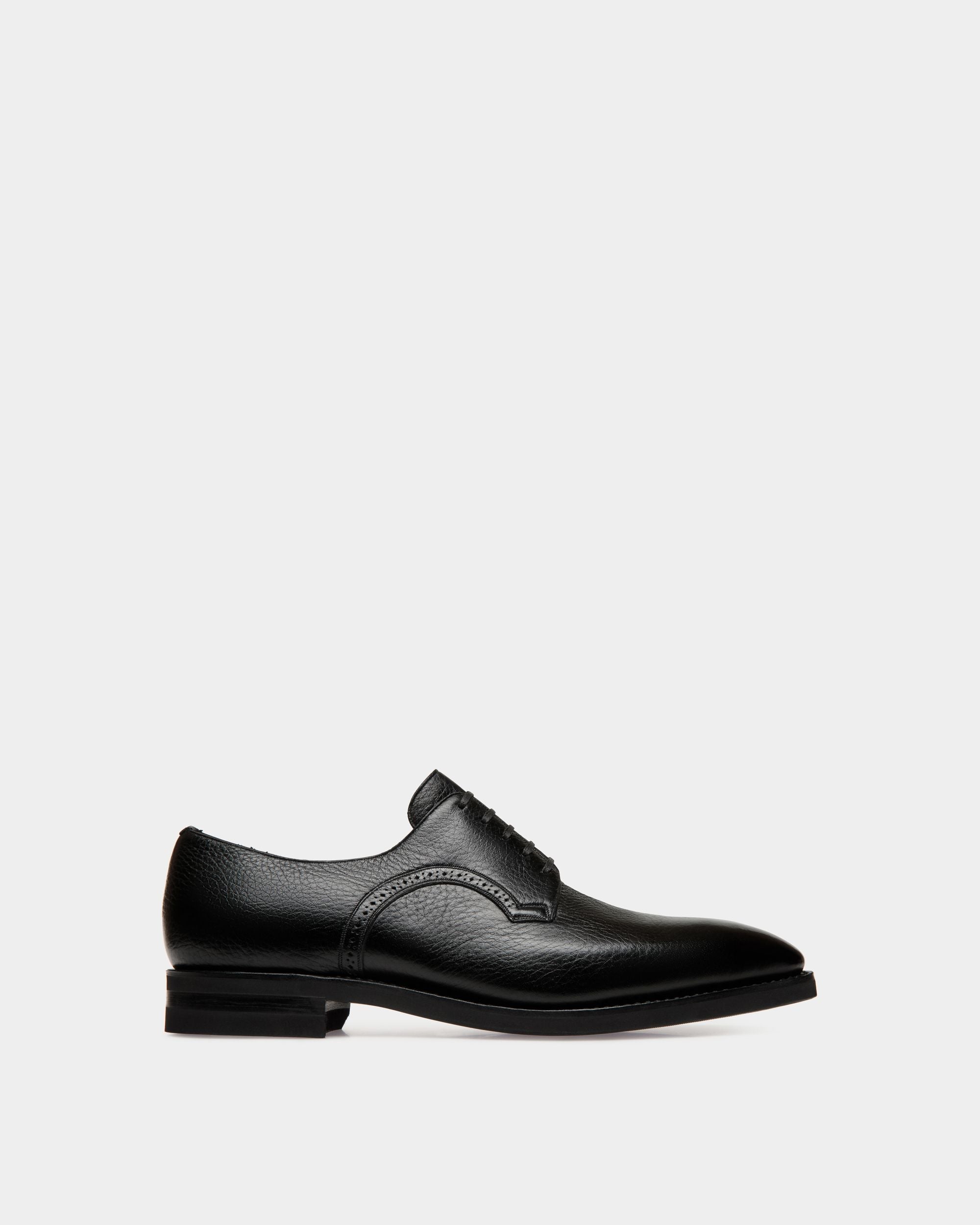 Bally Global - Scribe Derby in Black Deer Leather - Black