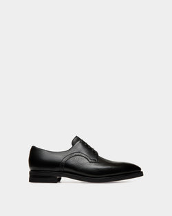 Scribe Derby in Black Deer Leather