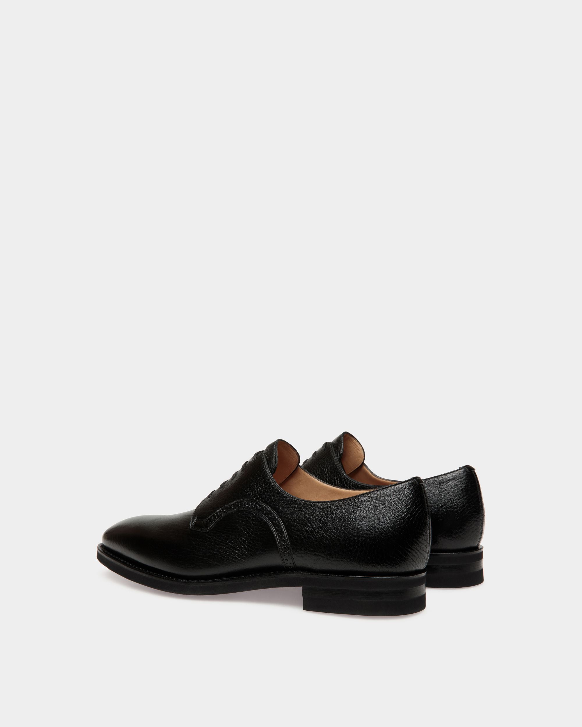 Bally Global - Scribe Derby in Black Deer Leather - Black