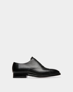 Scribe Oxford in Black Grained Leather