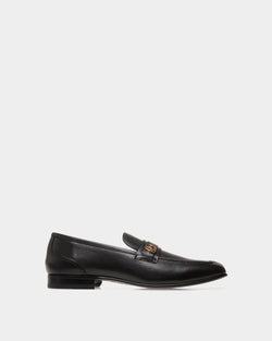 Suisse Loafer In Black Grained Leather