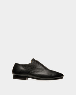 Zapatos Oxford Pinte De Piel Negra