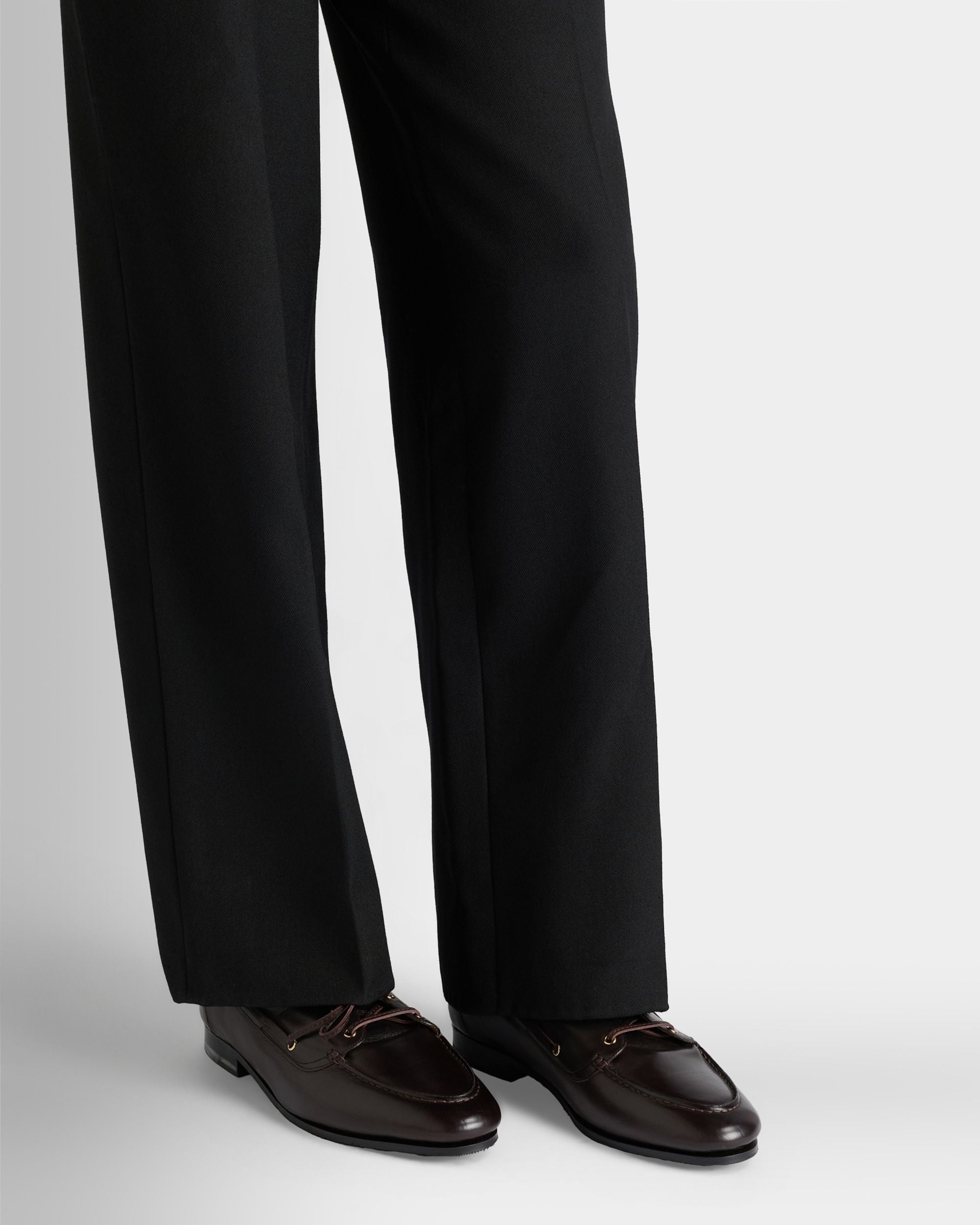 Bally Global - Mocasín Plume De Piel Marrón Oscuro - Marrón