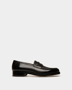 Penny Loafer Schoenen In Pelle Nera