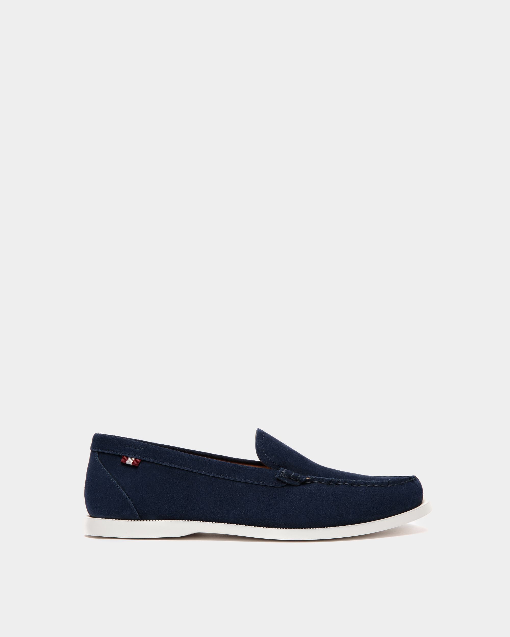 Bally Global - Nelson Loafer in Suede - Blue