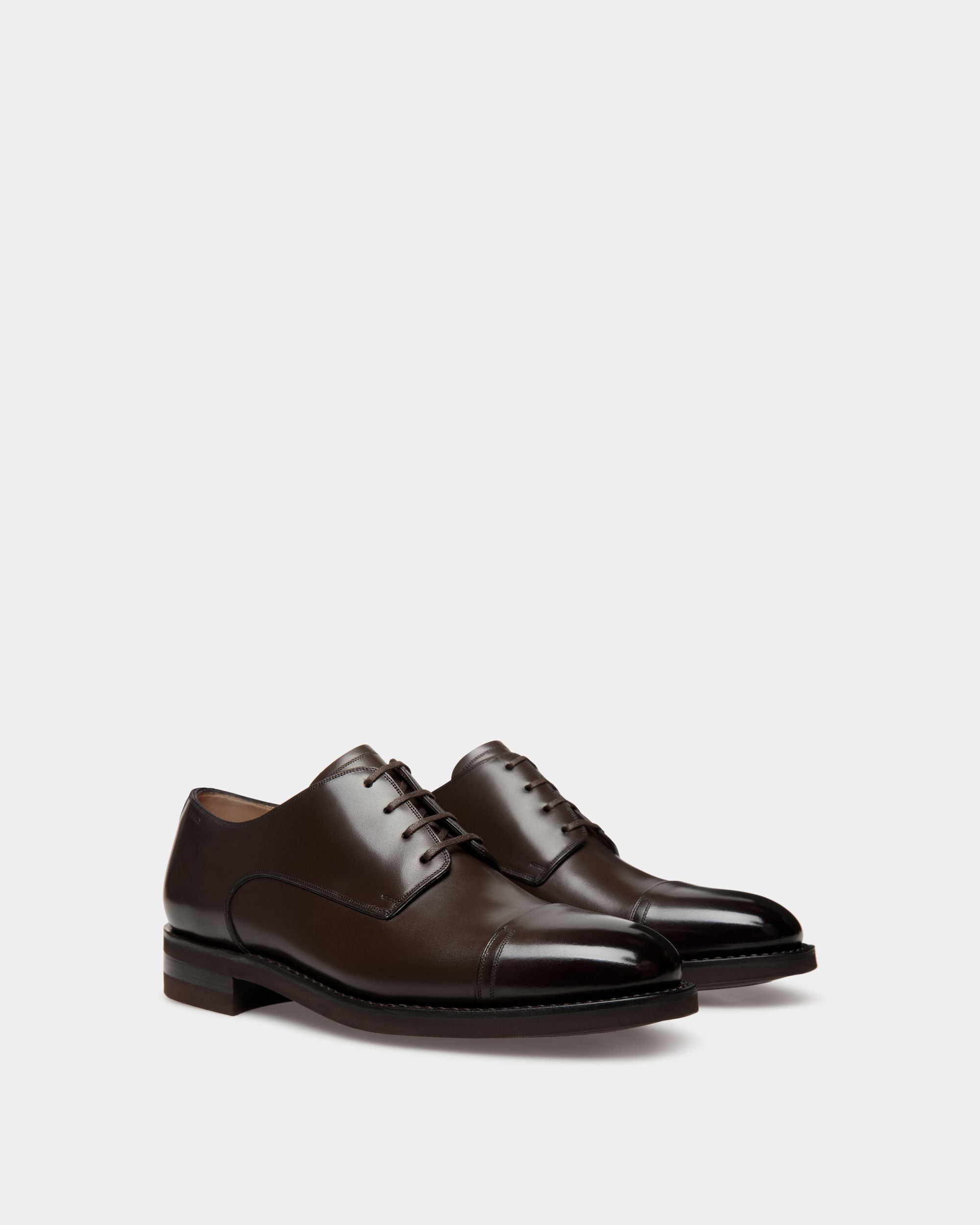Bally Global - Scribe Un Derby in Ebano Leather - Brown