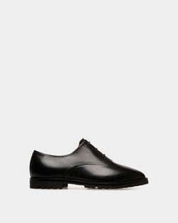 Solaria Oxford in Black Buffalo Leather