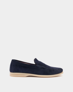 Mocassin Switz Moc En Daim Navy Blue