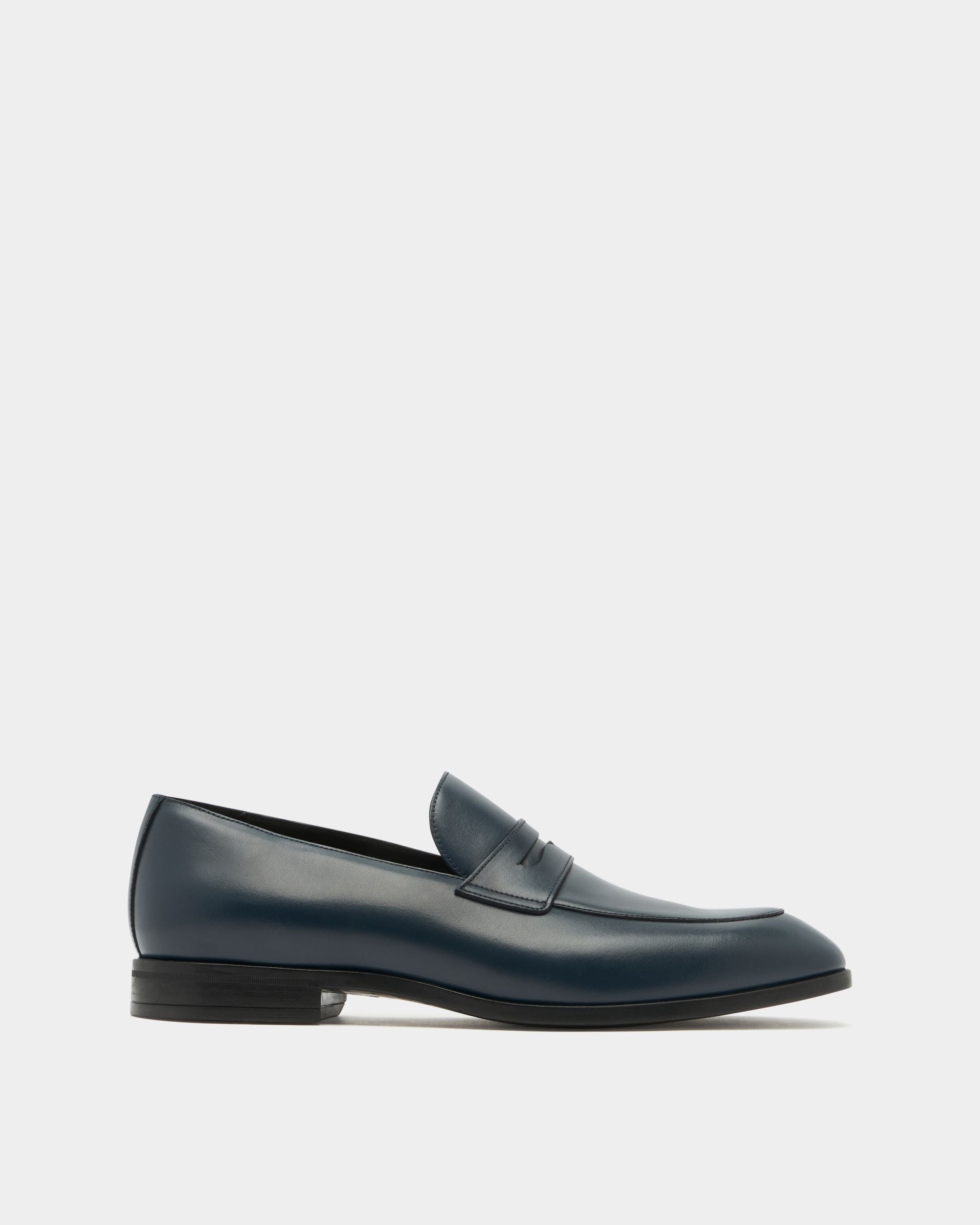 Bally Global - Onizy Loafer in Blue Leather - Blue