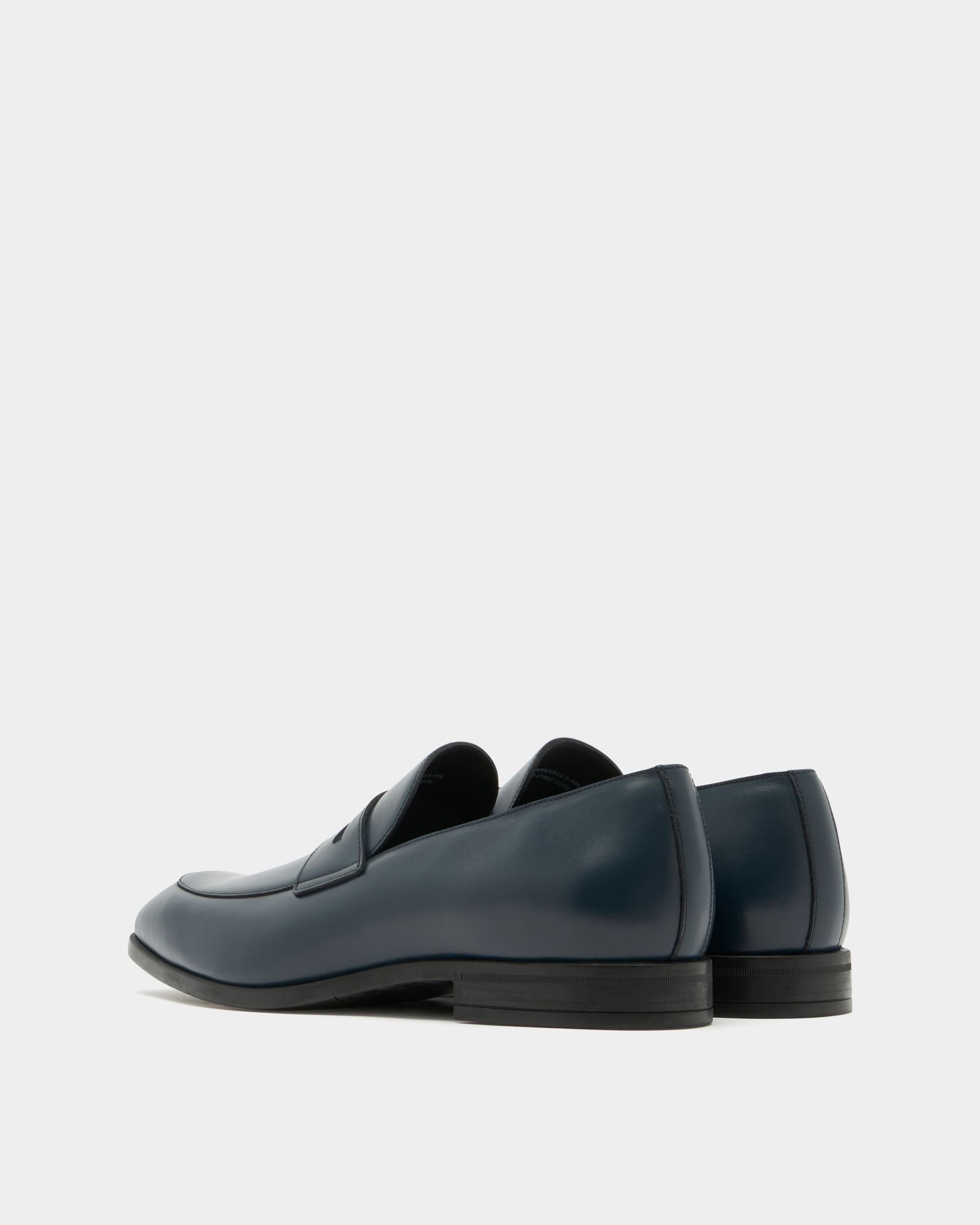 Bally Global - Onizy Loafer in Blue Leather - Blue