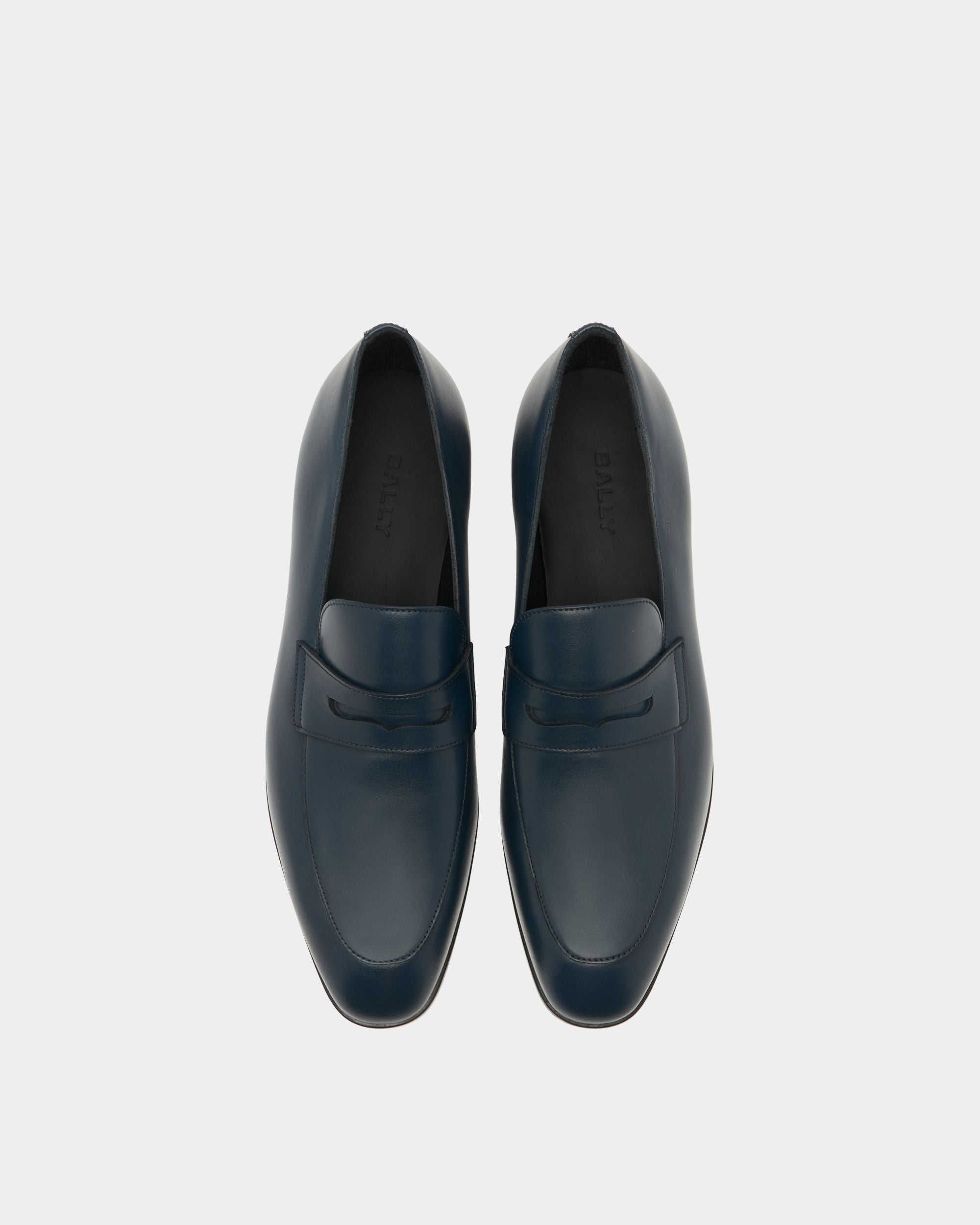 Bally Global - Onizy Loafer in Blue Leather - Blue