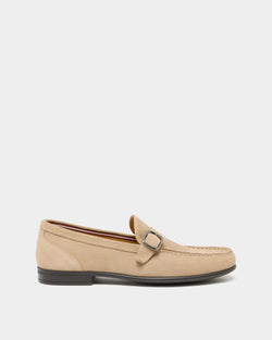 Drift Loafer in Beige Suede