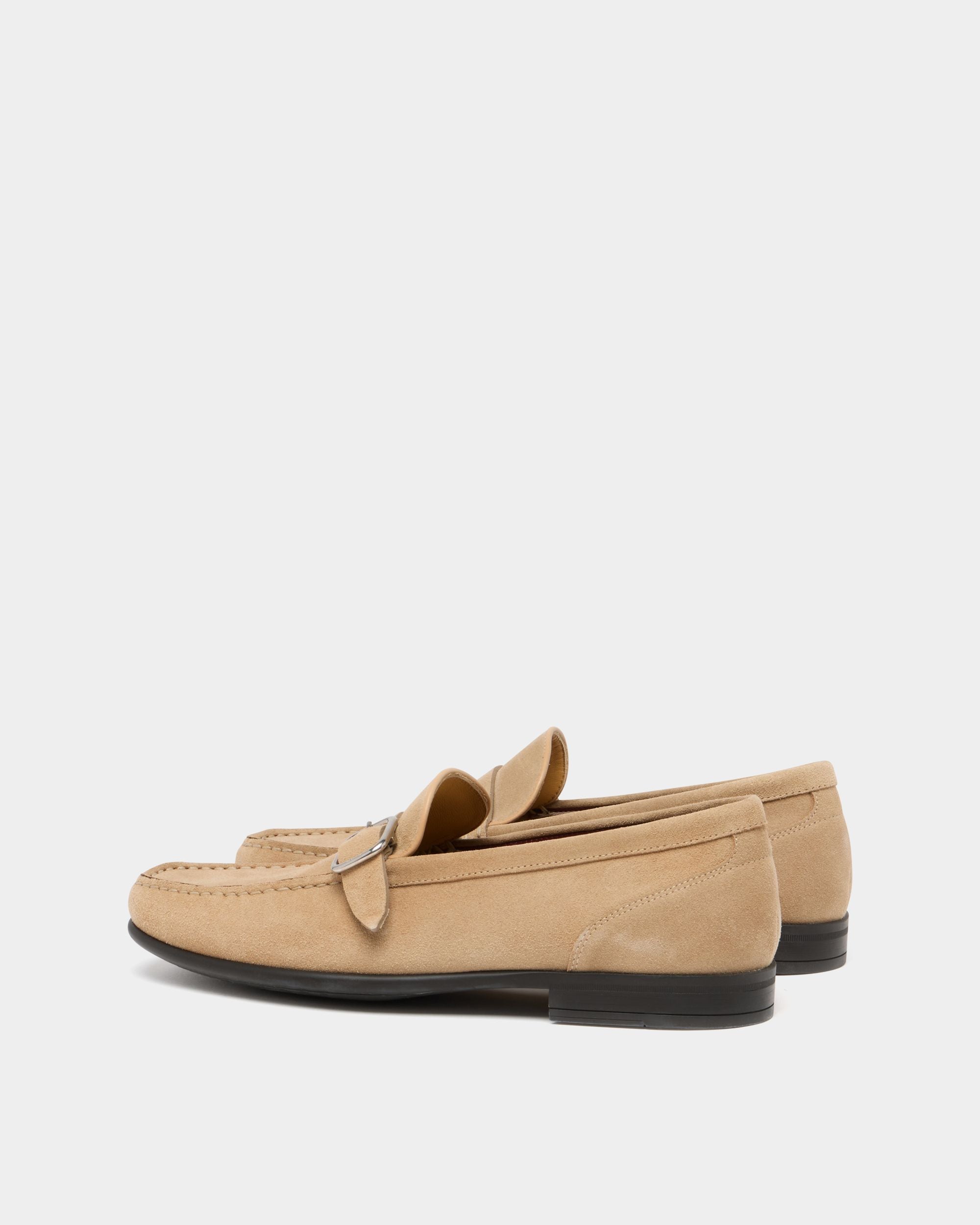 Bally Global - Drift Loafer in Beige Suede - Beige